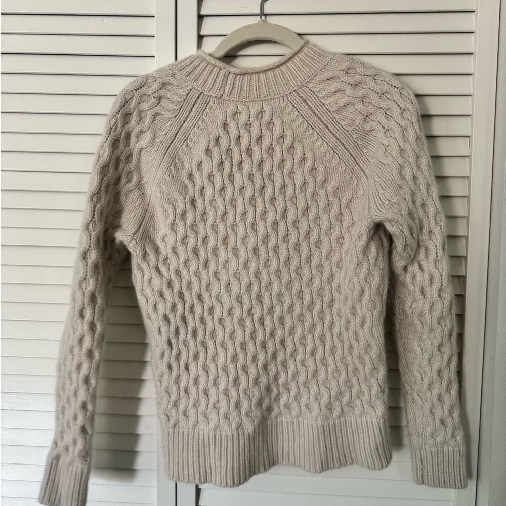 J. Crew Honeycomb Cashmere Rollneck Sweater - Picture 2 of 4